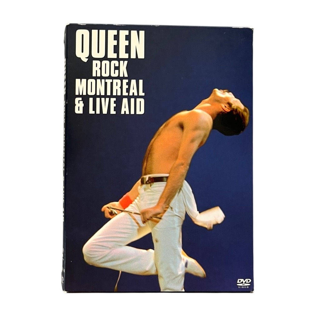 Queen Rock Montreal & Live Aid DVD 2-Disc Set 1981 1985 Concert Freddie Mercury
